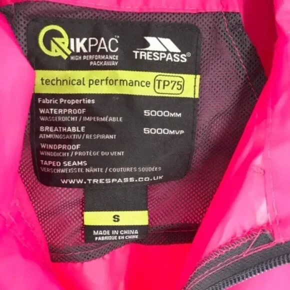Trespass Technical Performance Waterproof Jacket - Picture 4 of 7